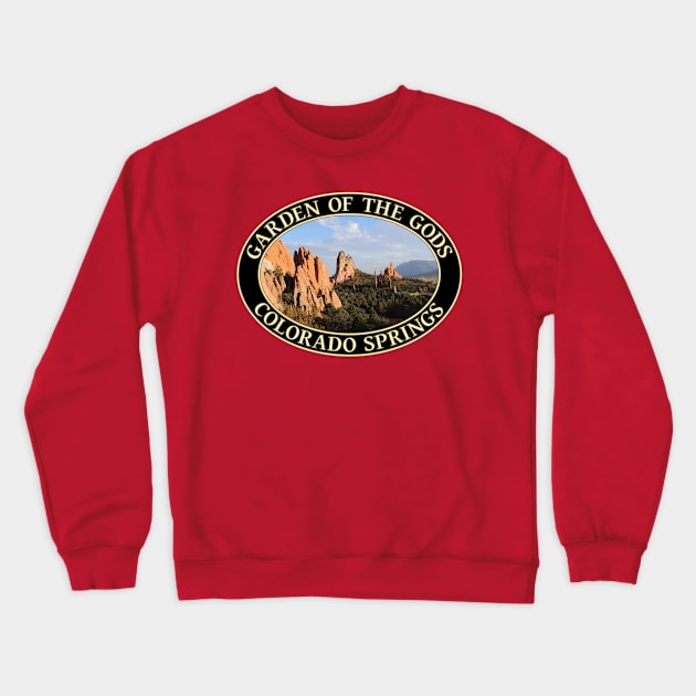 Garden of the Gods in Colorado Springs, Colorado Crewneck Sweatshirt by GentleSeas